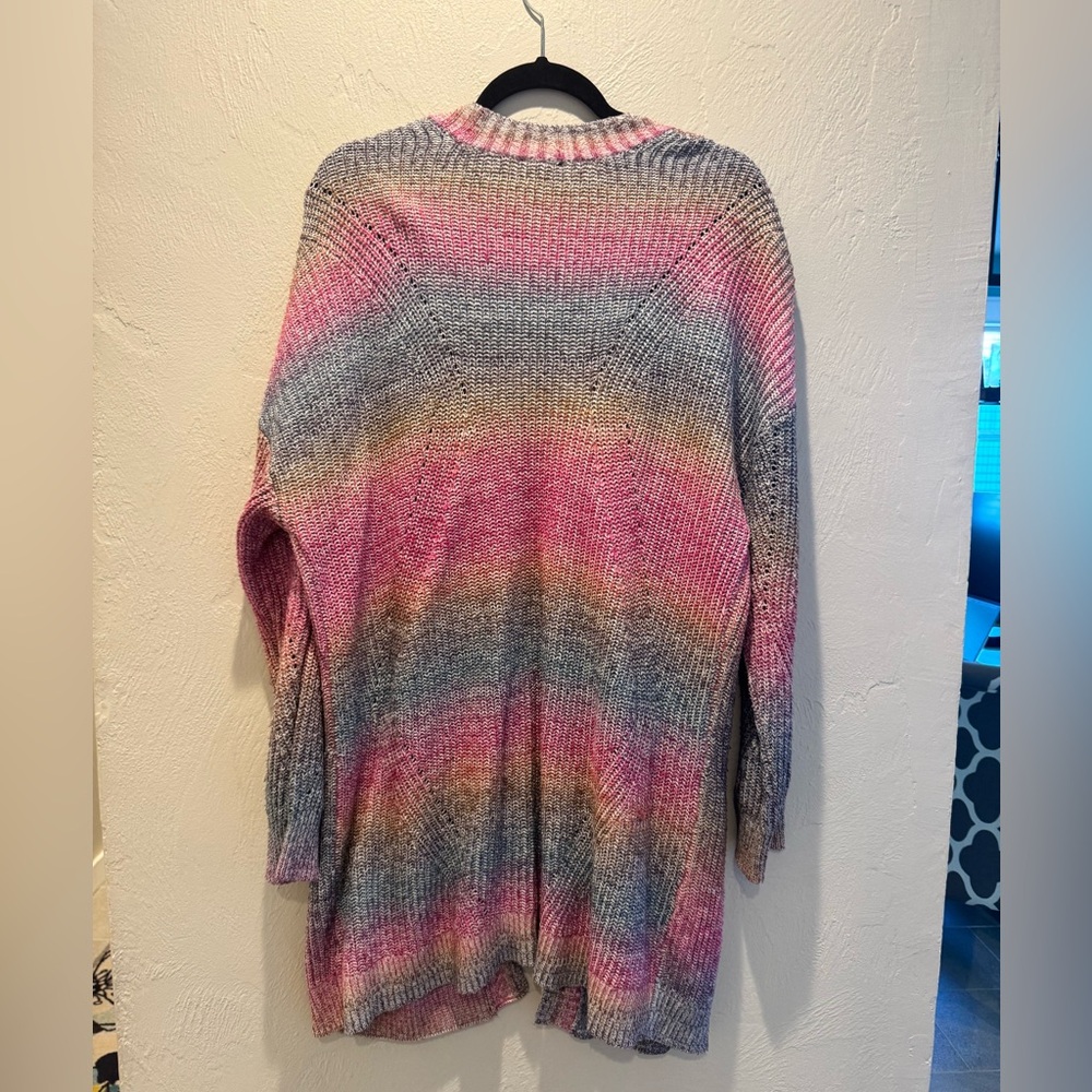 Torrid Multi Color Open-Front Cardigan - Picture 2 of 3